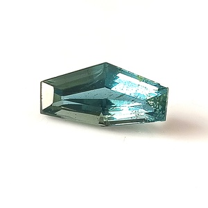 Aigue-marine bleue naturelle Santa Maria de 3,85 carats, taille hexagonale fantaisie/allongée, translucide, pierre précieuse non montée - Product Image 1