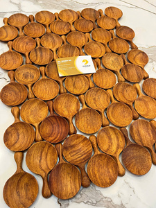 Premium Rustic Natural <b>Wooden</b> Spoon <b>Cooking</b> Serving <b>Utensils</b> Wholesale Supplier Factory Price - Product Image 5