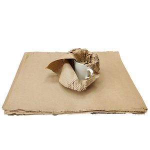 Rollo de papel Kraft de panal con material de madera para embalaje protector ecológico y reciclable - Product Image 5