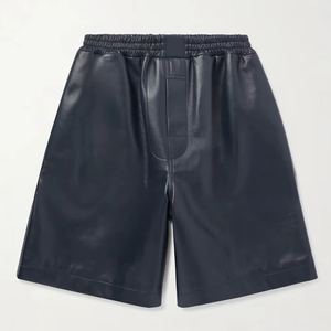 Pantalones Cortos de Cuero Genuino 100% para Hombre, de Alta Calidad, con Logotipo Personalizado, Formales, de Cintura Media, de Secado Rápido, Transpirables, con Bolsillos, Venta al Por Mayor - Product Image 5