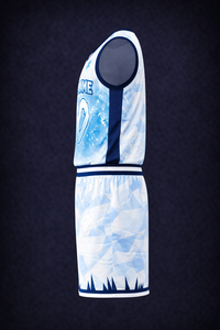 Ensemble de maillots de basket-ball personnalisés en sublimation, séchage rapide, tenue d'équipe de basket-ball, nouveau design - Product Image 4