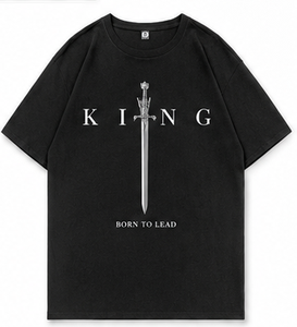 Blank Solid Front Digital Printing Men's Short Sleeve T-Shirt Casual O-Neck Jersey 100% Cotton Black - Product Image 4
