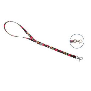 Laisse de toile pour toilettage de chien, en polyester écologique de qualité supérieure, motif floral, durable, réglable, avec boucle - Product Image 1