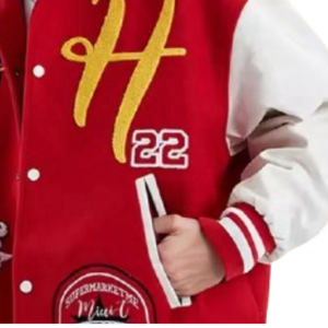 Vente en gros blouson de baseball Oem chenille en cuir brodé pour hommes style universitaire Letterman pour l'hiver - Product Image 2