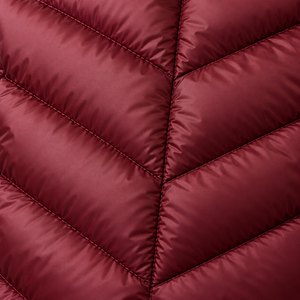 Gilet matelassé bordeaux pour homme, col montant, coupe-vent, en coton, sans manches, fermeture éclair, écologique, respirant, séchage rapide - Product Image 6