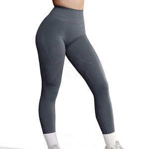Soft Fabric <b>Women</b> Ruched <b>Back</b> Yoga Legging Lightweight Material <b>Women</b> Ruched <b>Back</b> Yoga Legging Sports Fashion - Product Image 2
