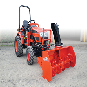 Commercial Kubota Tractor With Snow <b>Blower</b> High Performance Winter Equipment For Driveways Paths And Large Snow Areas - Product Image 1