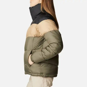 2026 Best Quilted Design Winter Puffer Jackets for Women with <b>Zipper</b> Closure Women's Puffer Jacket Made in Pakistan OEM Service - Product Image 3