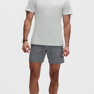 Shorts de bain et de volley pour hommes, respirants, écologiques, extensibles, imprimés, 100% coton, décontractés, personnalisables, taille élastique - Product Image 1