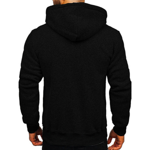Sudadera con Capucha y Cierre para Hombre, Corte Regular, Informal, de Algodón Tejido, con Bolsillo, para Otoño - Product Image 2