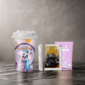 Té de Burbujas Orgánico Shaken Taro Fácil de Preparar, 3 Tazas con Perlas de Tapioca - Product Image 2