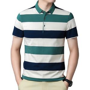 Camiseta de Verano para Hombre, Nueva Moda, Tejida, de Manga Corta, Diseño Personalizado, Bordada, 100% Algodón, Antiarrugas, Lisa - Product Image 4