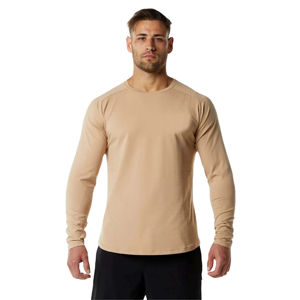 T-shirts à manches longues pour hommes, qualité supérieure, 100% coton tricoté, écologiques, design tendance, vente en gros à prix avantageux - Product Image 1