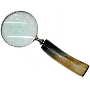 Look antique Design verre à œil bonne qualité en gros couleur Bronze nouveau Design 2025 artisanat indien métal Vintage loupe - Product Image 1