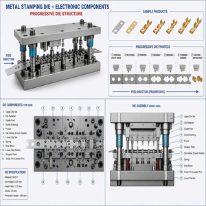 Matrice de poinçonnage métallique personnalisée pour pièces automobiles - Product Image 1