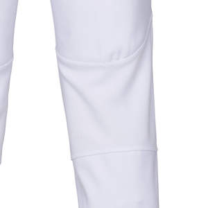 Conjunto de Uniforme de Artes Marciales para Hombre Adulto, Cuello en V, Color Blanco con Ribete Negro y Cinturón - Product Image 6