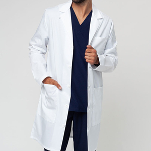 Bata de Laboratorio Médica, Gruesa, Uniforme Unisex para Personal de Hospital, Bata Quirúrgica, Batas de Laboratorio Médicas Largas - Product Image 3