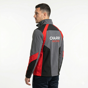 Chaqueta de Motociclismo Softshell de Alta Calidad para Hombre, Cuello Personalizado, Resistente al Viento, Transpirable, Ropa Deportiva Informal para Todas las Temporadas - Product Image 3