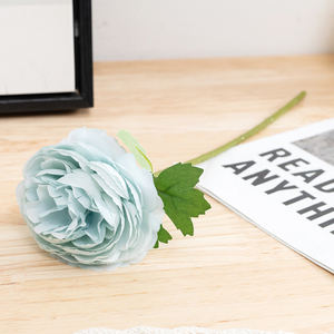 Pivoine artificielle de lotus de rosée réaliste à tête unique <span class=keywords><strong>pour</strong></span> <span class=keywords><strong>la</strong></span> décoration de salon ou de mariage Arrangement de fleurs de style rose occidental - Product Image 2