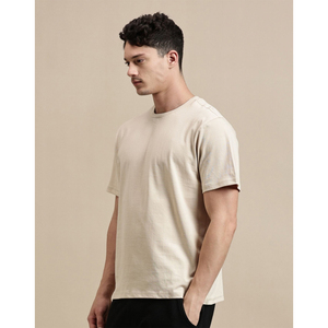 T-shirt Homme Personnalisé avec Logo, Style Streetwear, Coupe Oversize, Coton Lourd, Épaules Tombantes, Coupe Boxy, OEM - Product Image 2