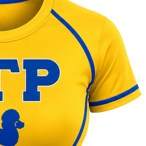 T-shirt de compression personnalisé pour femmes Sigma Gamma Rho, haut de sport extensible à manches courtes pour la gym et le fitness, vente en gros - Product Image 5