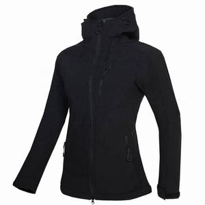 Chaqueta Bomber Impermeable y Transpirable de Alta Calidad para Mujer, con Logotipo Personalizado OEM, Cuello Alto, Diseño Sólido para Invierno - Product Image 2