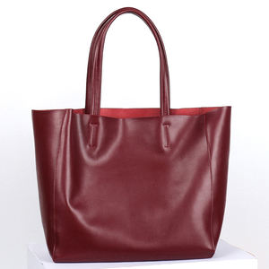 Sac à main en cuir véritable pour femme, avec fermeture éclair, grande capacité, sac de shopping tendance pour les voyages quotidiens - Product Image 1