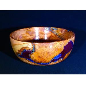 ชามไม้เรซิ่นอีพ็อกซี่ทำมือคุณภาพพรีเมียม ปลอดสาร BPA สำหรับเสิร์ฟสลัดผลไม้และตกแต่งโต๊ะสไตล์ร่วมสมัย - Product Image 1