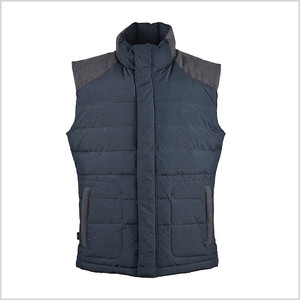 Chaleco Acolchado de Invierno Personalizado para Hombre, Ligero, Transpirable, de Poliéster, para Actividades al Aire Libre, con Bolsillo con Cremallera y Logotipo OEM - Product Image 1