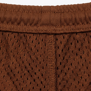 Custom Jogger Mesh Sports Breathable Knitted Polyester Shorts Trendy Basketball Casual Elastic Men Double <b>Layer</b> Mesh Shorts - Product Image 3