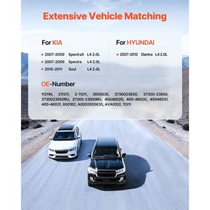 Alternatore per Auto KIA Spectra5 e Hyundai Elantra 11311N, Compatibile con Spectra5 2.0L 2007-2009 e Soul Elantra L4 2.0L 2010-2011 - Product Image 2