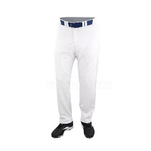 Pantalones de Béisbol de Poliéster de Alta Calidad al por Mayor, con Logotipo Frontal, Tallas Grandes, Uniforme de Béisbol Personalizable para Adultos, Secado Rápido - Product Image 4