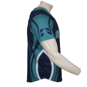 Camiseta de Béisbol Personalizada de Dos Botones, Uniformes de Equipo con Sublimación Completa, Impresión de Nombre y Número del Jugador, Absorbe la Humedad - Product Image 4