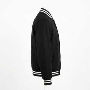 Veste universitaire personnalisée pour hommes et femmes, style décontracté, type Letterman, bomber de baseball avec poignets côtelés, streetwear - Product Image 2