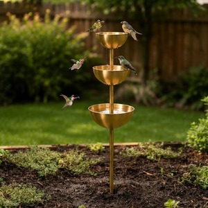 Brass <b>Wind</b> <b>Spinner</b> Bird Feeder High Quality Customized Design Polished Finish Outdoor Use - Product Image 1