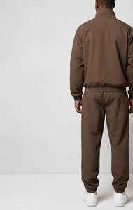 Conjunto Deportivo Ajustado para Hombre, Chaqueta Deportiva y Pantalones Jogger de Pierna Estrecha, Moda Atlética para Entrenamientos en el Gimnasio y Correr - Product Image 4