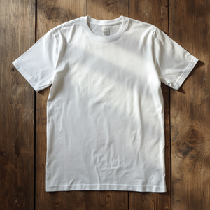 T-shirt basique décontracté à manches courtes en Spandex/Polyester 180 g/m², anti-plis, avec poche, imprimé vierge, doux et respirant, OEM - Product Image 1