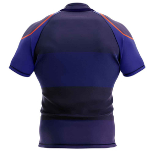Maillot de rugby confortable et respirant personnalisé avec logo brodé sur le devant, maillot et short de haute qualité à prix compétitif - Product Image 4