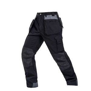 Wholesale Men's Industrial <b>Cargo</b> <b>Work</b> <b>Pants</b> Multi Pocket Reinforced Knee Utility Trousers OEM ODM Construction Workwear - Product Image 5