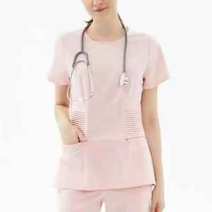 Uniformes Médicos de Satén de Algodón Personalizados al por Mayor de YASH SPORTS, Conjuntos de Uniformes de Pantalones y Blusa para Uso Hospitalario Unisex - Product Image 5