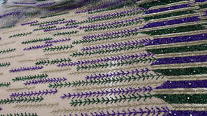 Tela de Encaje Francés con Cuentas Hechas a Mano, Exquisita, para Vestidos de Novia o de Noche, Disponible a Buen Precio - Product Image 3