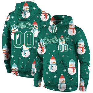 Wholesale OMMIZ INDUSTRY Custom Stitched Navy Red-White <b>Christmas</b> 3D Sports Pullover <b>Sweatshirt</b> Hoodie - Product Image 5