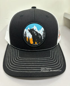 Customized Colors Custom Logo 6-Panel Trucker <b>Golf</b> <b>Hats</b> Breathable <b>Waterproof</b> CVC Fabric Sport 3D Embroidery Vietnam Headwear - Product Image 2