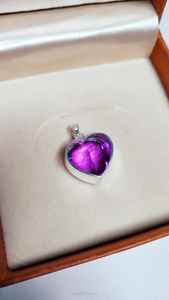 Colgante de Amatista Púrpura Natural Intensa con Corte Cojín, Plata de Ley 925, Regalo de Piedra de Nacimiento de Febrero para Niñas y Mujeres - Product Image 2