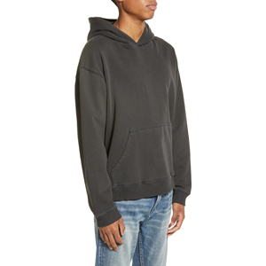 <b>Men</b> Oversized Hoodie Premium Cotton Fleece <b>Pullover</b> Sweatshirt Casual Streetwear Fashion Apparel - Product Image 2