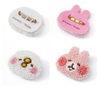 [3] Broche Punch Pequeños animales Hecho a mano Exquisito Kit de aguja Bordado