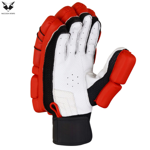 Gants de frappe de cricket légers pour hommes, ventilation en maille respirante, paume en cuir de mouton, série professionnelle, accessoires de cricket - Product Image 2