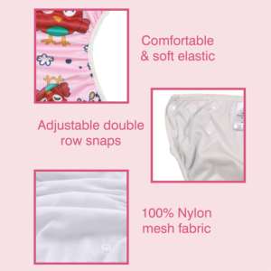 Pañal de natación reutilizable/Diseño de pájaro de traje de baño - Product Image 4