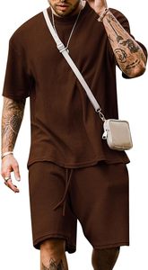 Ensemble de survêtement décontracté pour homme OEM, t-shirt à manches courtes et short, deux pièces, 2 poches, coupe oversize, pour le quotidien - Product Image 4