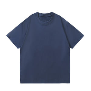 เสื้อยืดผู้ชายทรงเข้ารูป พิมพ์ลายโลโก้ด้านหน้า ผ้าฝ้าย 100% แขนสั้น สีพื้น ใส่สบาย รุ่นใหม่ล่าสุด สำหรับผู้ใหญ่ - Product Image 5